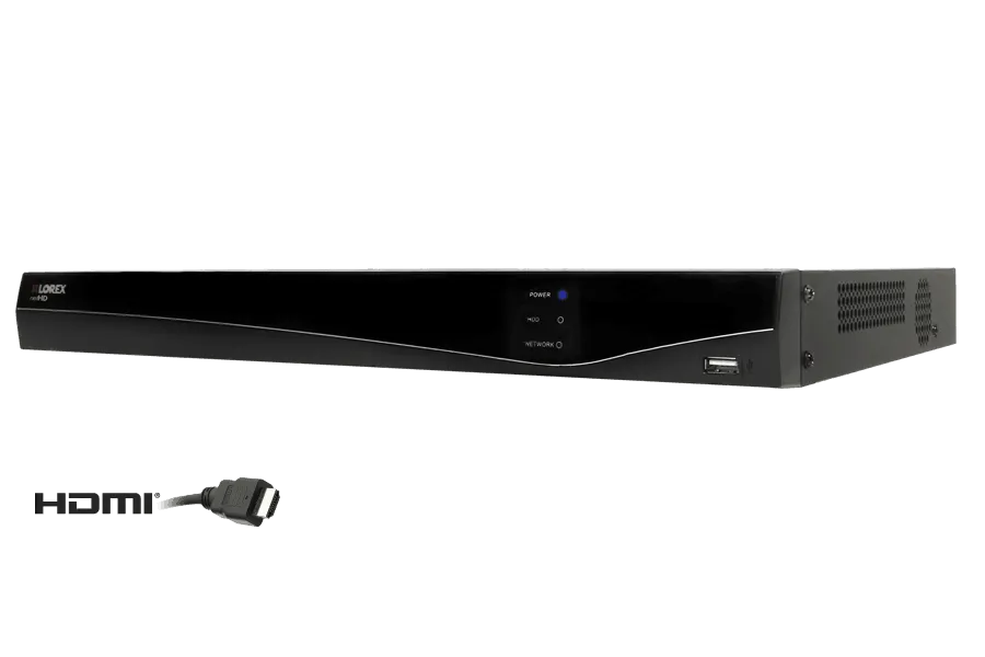 8-channel security NVR with real-time 1080p recording