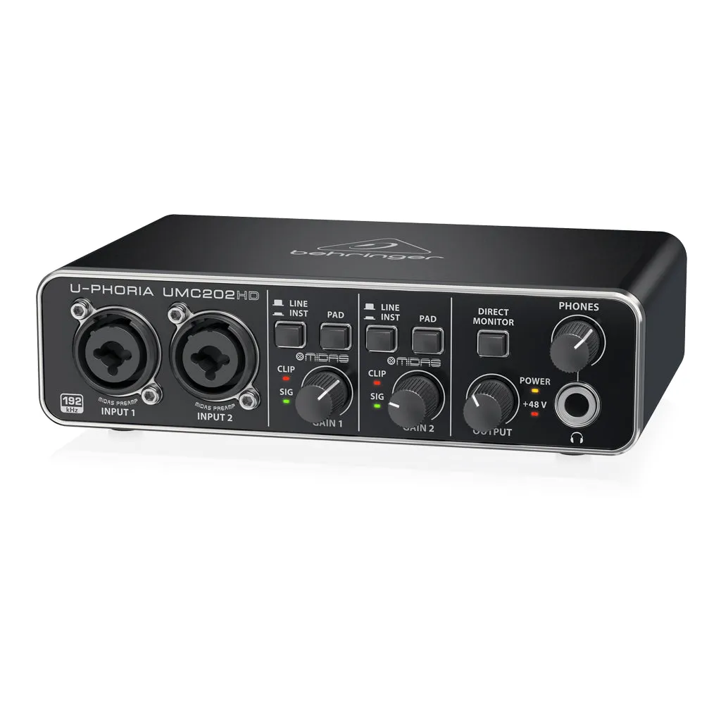 Behringer U-Phoria UMC202HD Interface