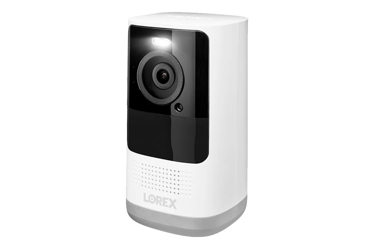 Lorex Smart Home Security Center with Two 2K Battery Cameras and Range Extender